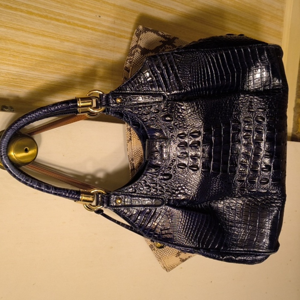 Dark Blue Brahmin Bag - Picture 2 of 16